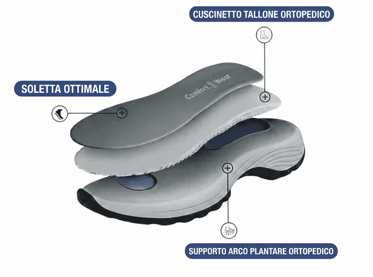 Soletta a 3 strati